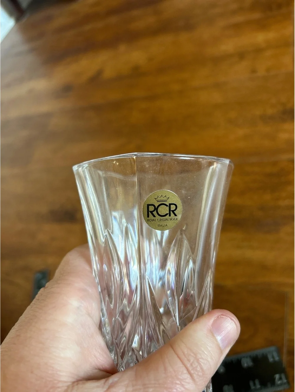 RCR Royal Crystal Rock Clear Crystal Vase